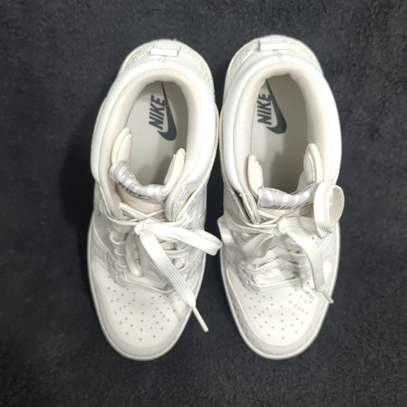 Nike Dunk Sky High 'White Croc Print' Sneaker Wedges - Picture 7 of 9